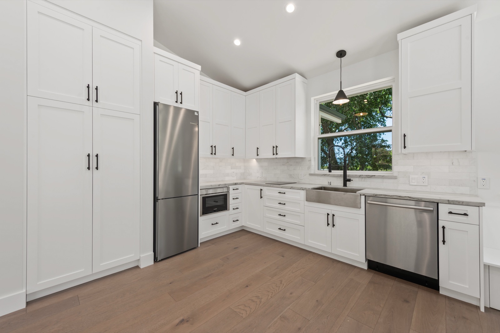 ADU kitchen and living area, Sonoma County accessory dwelling unit