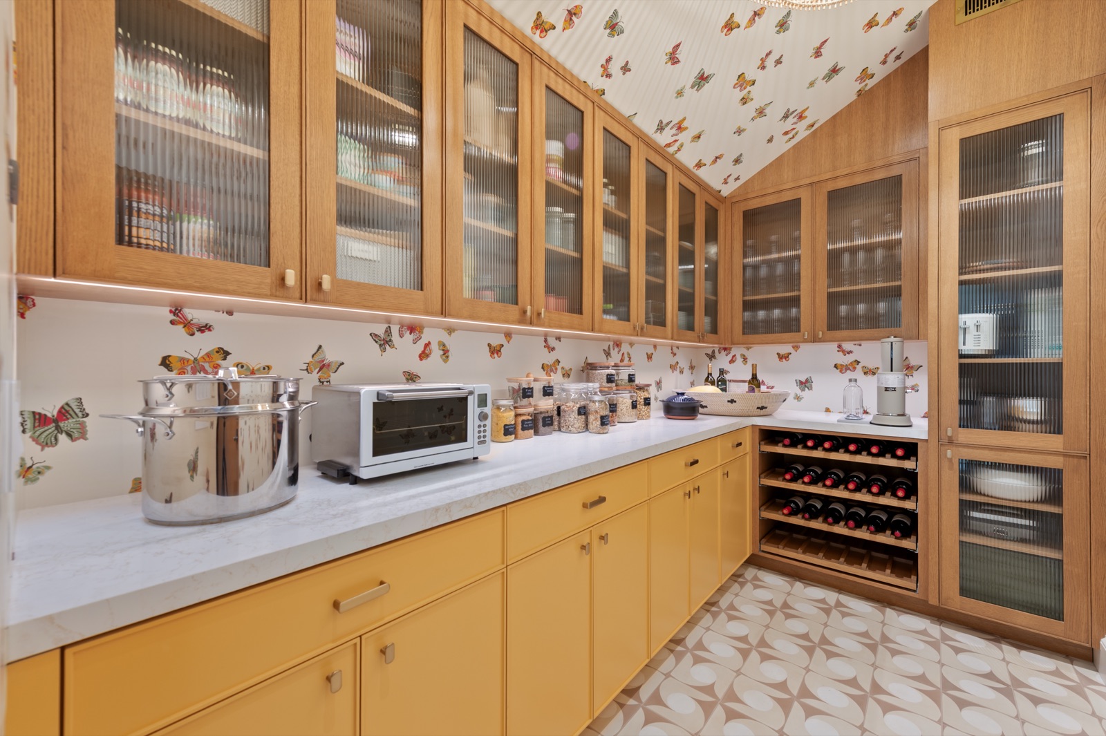 Custom kitchen in a complete home rebuild, Sonoma County