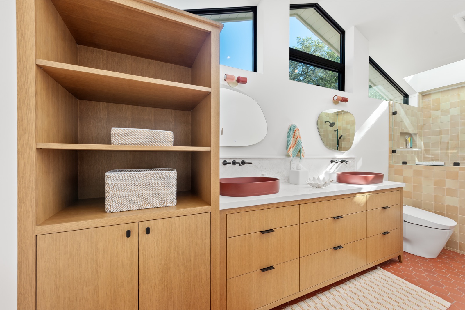 Custom interior millwork and built-ins in a rebuilt home