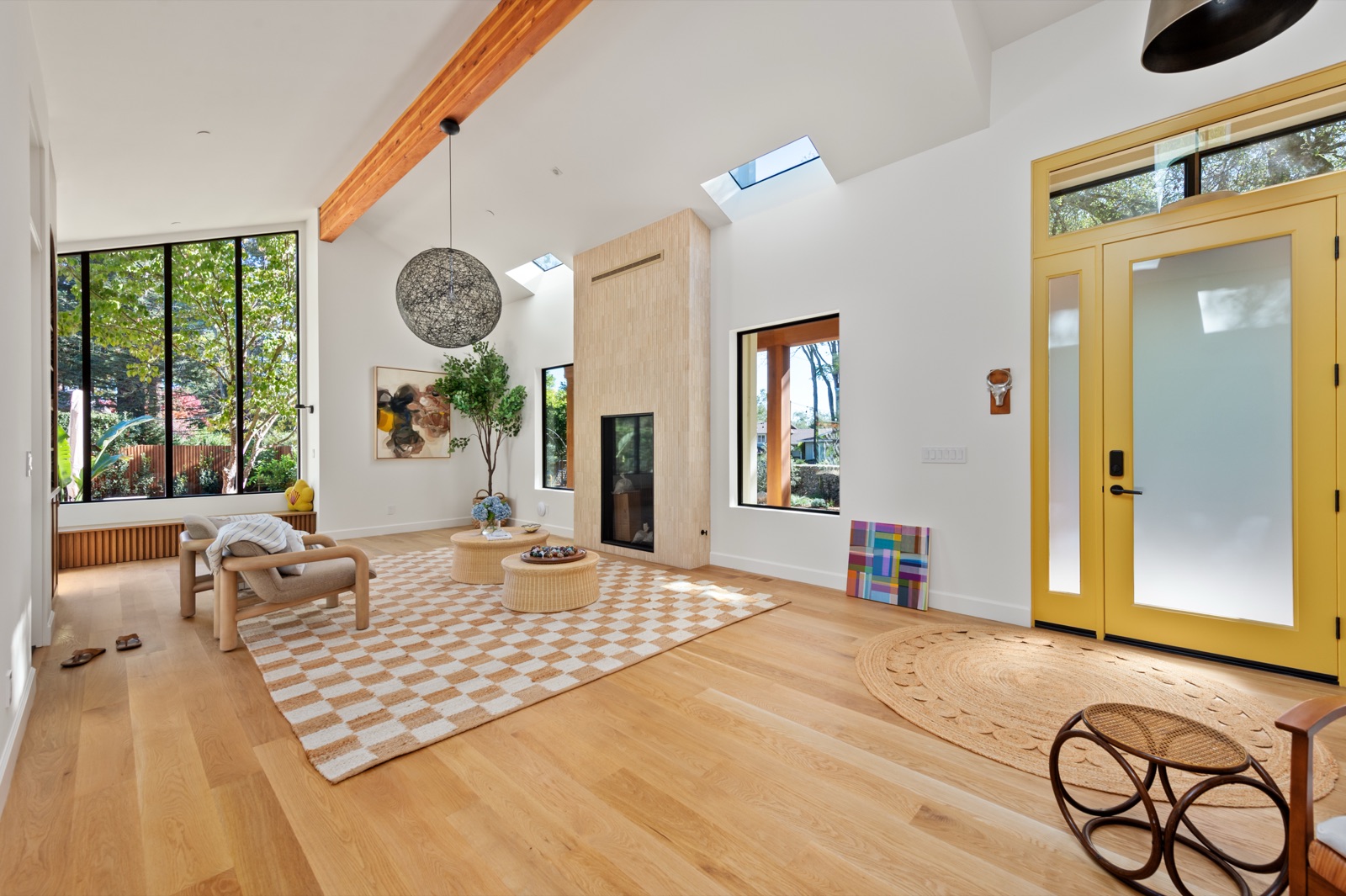 Interior finishes in a Sonoma County custom home rebuild