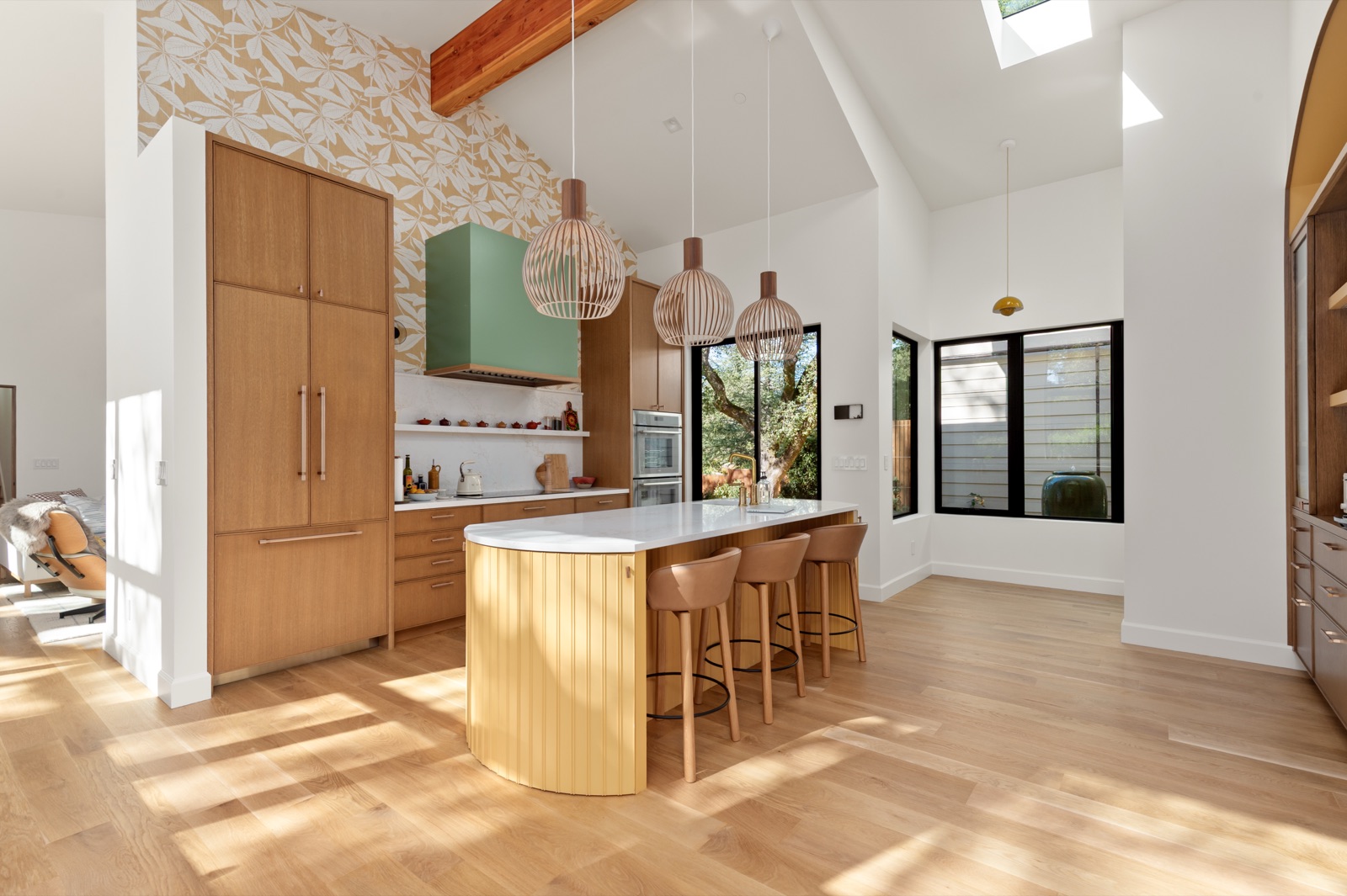 Custom home rebuild interior detail